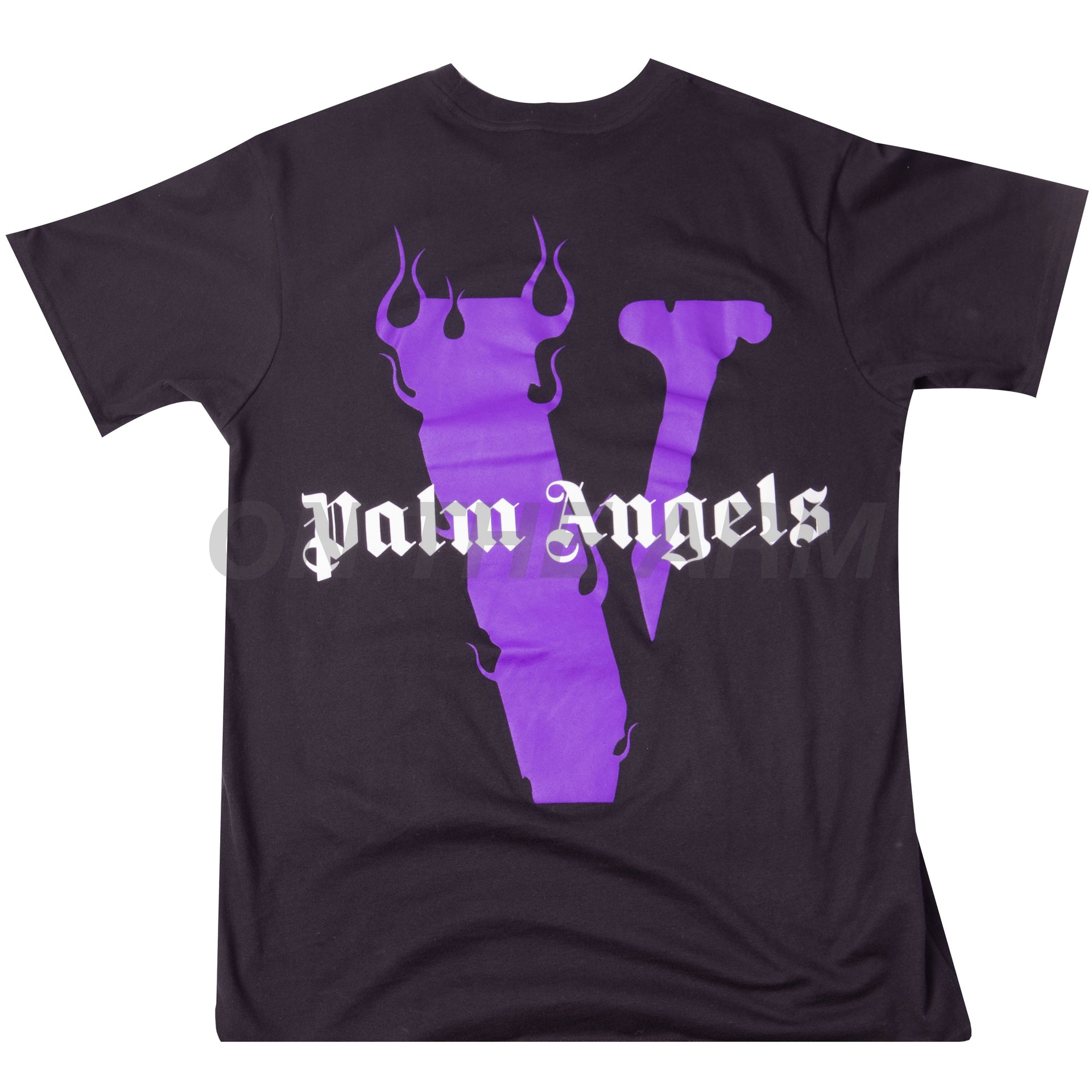VLONE Black/Purple Palm Angels Tee USED