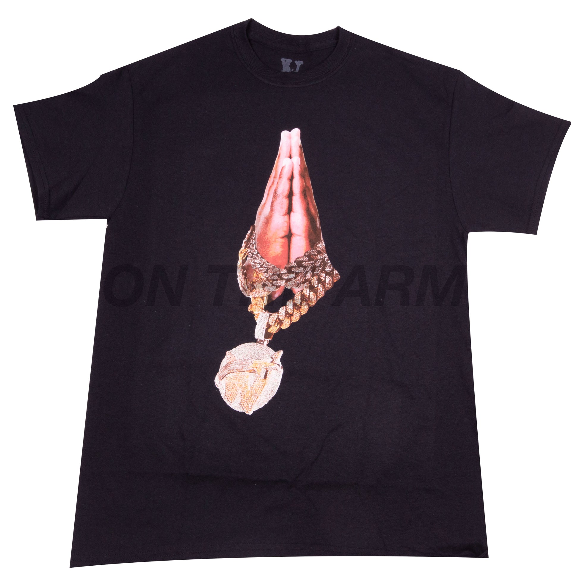 VLONE Black Pop Smoke Prayer Tee