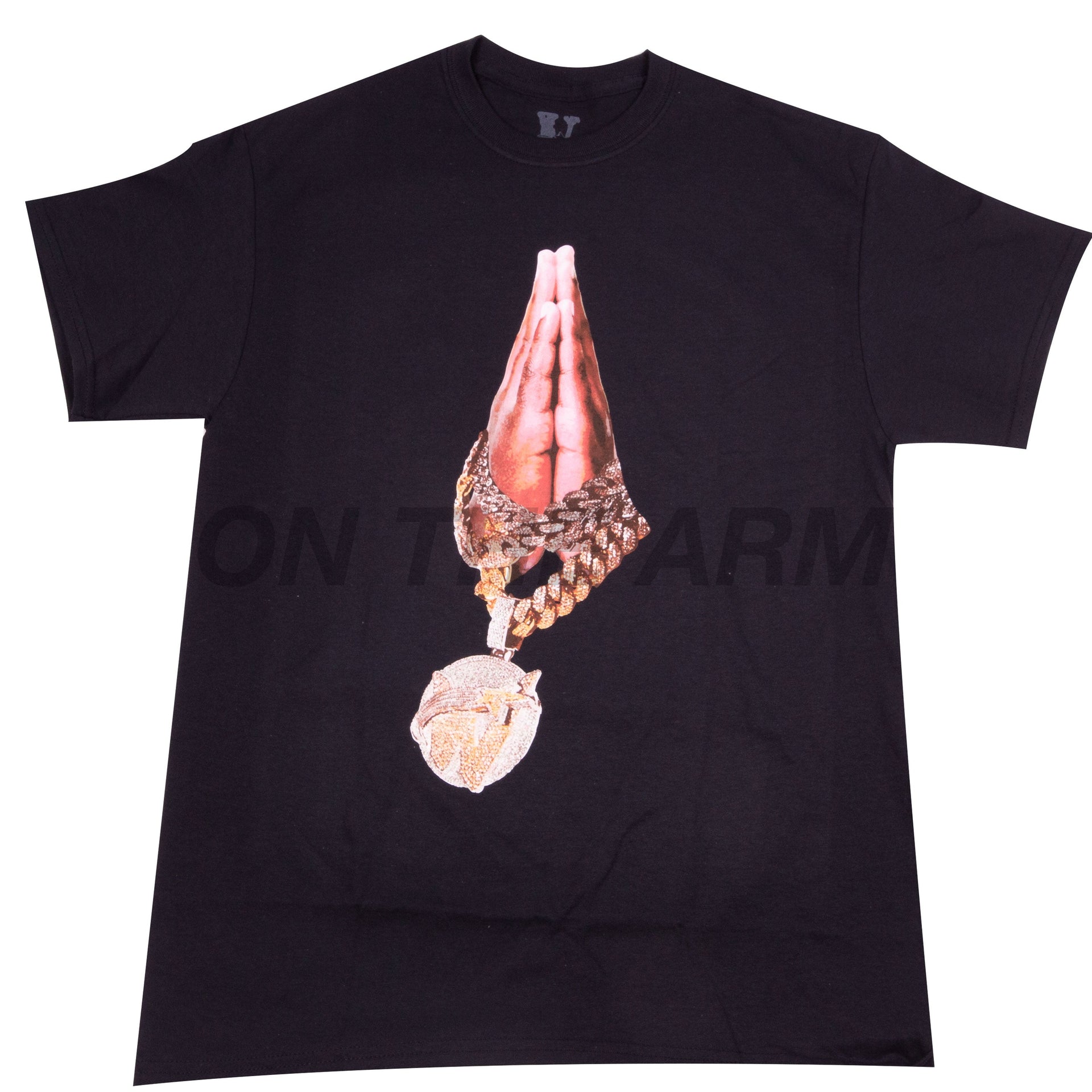 VLONE Black Pop Smoke Prayer Tee