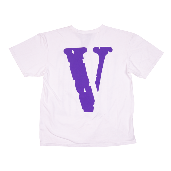 VLONE White/Purple Staple Tee