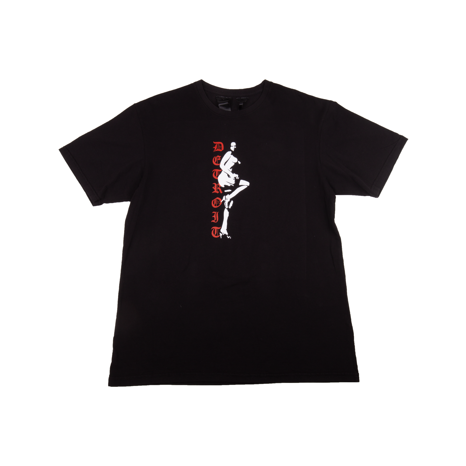 VLONE Black Detroit Stripper Tee