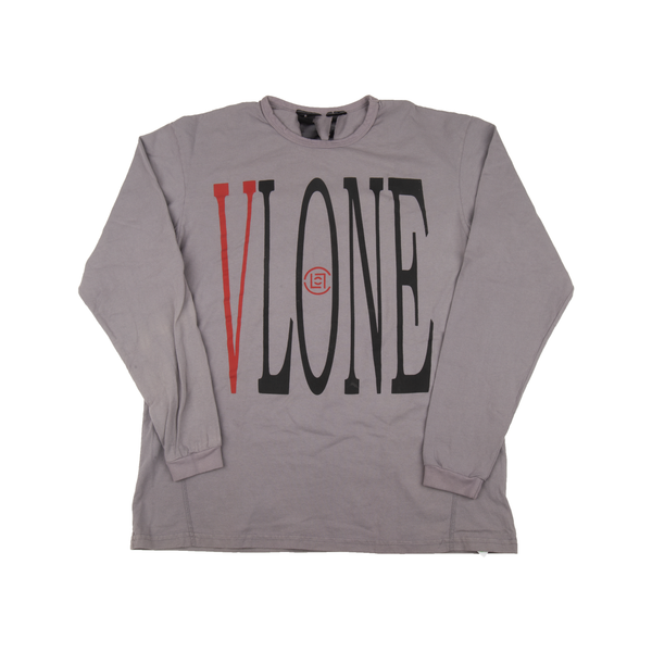 VLONE CLOT Grey L/S