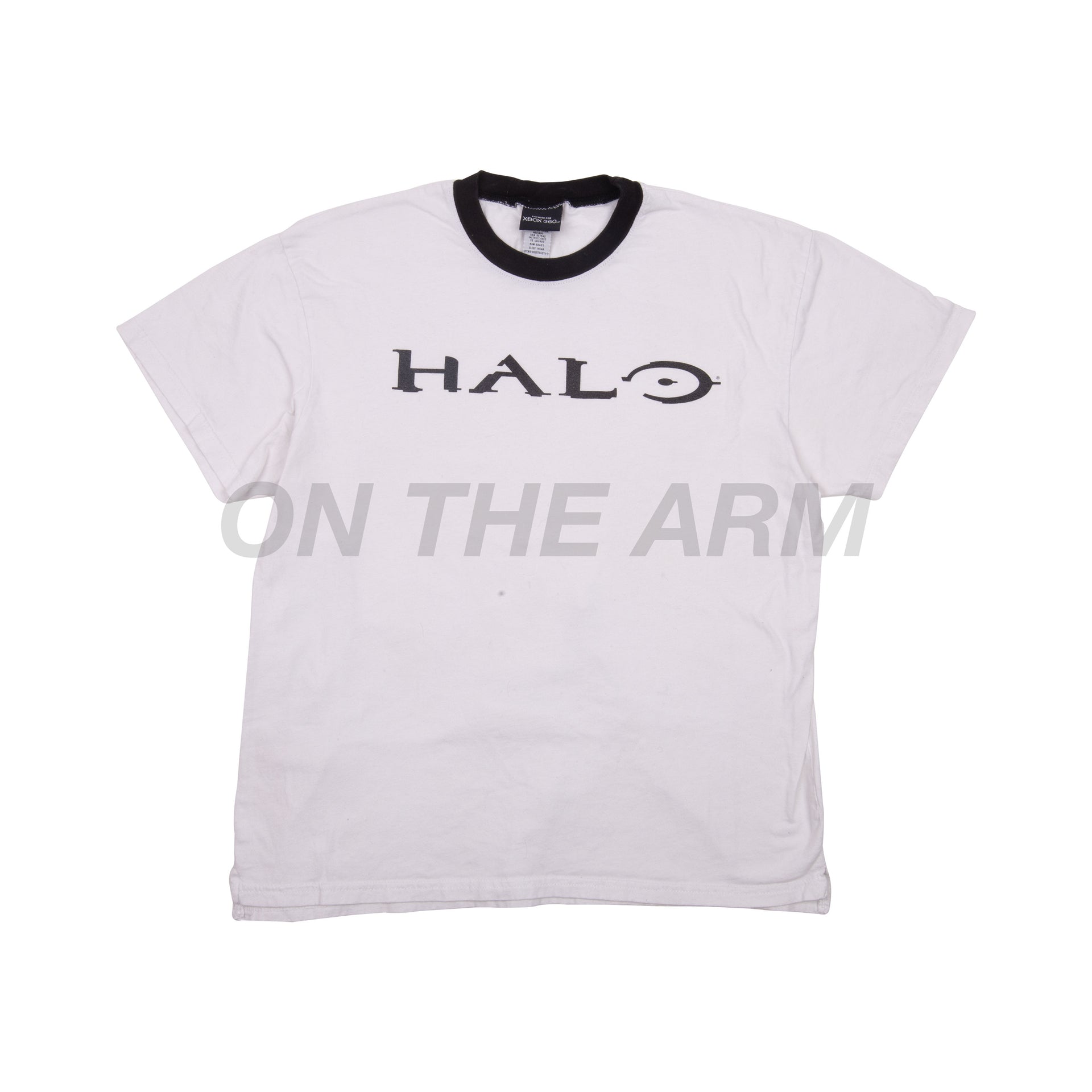 Vintage White Halo Ringer Tee