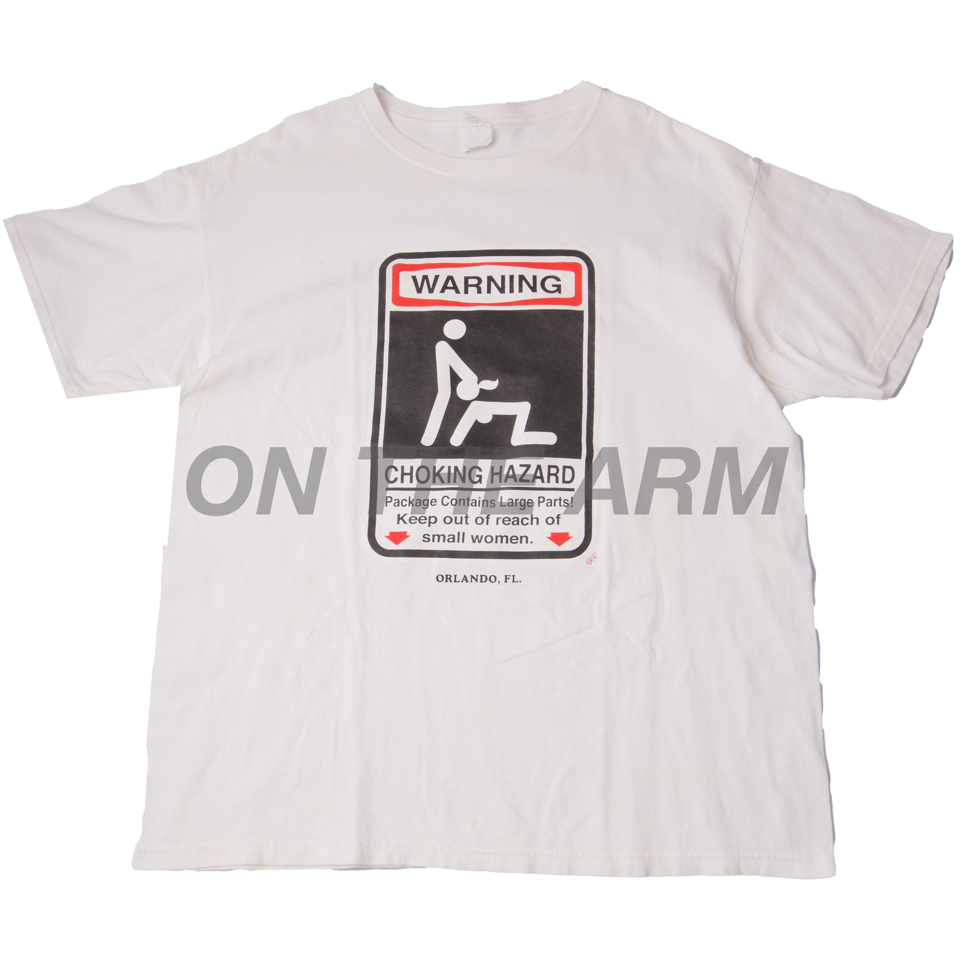 Vintage White Choking Hazard Tee (2000's)