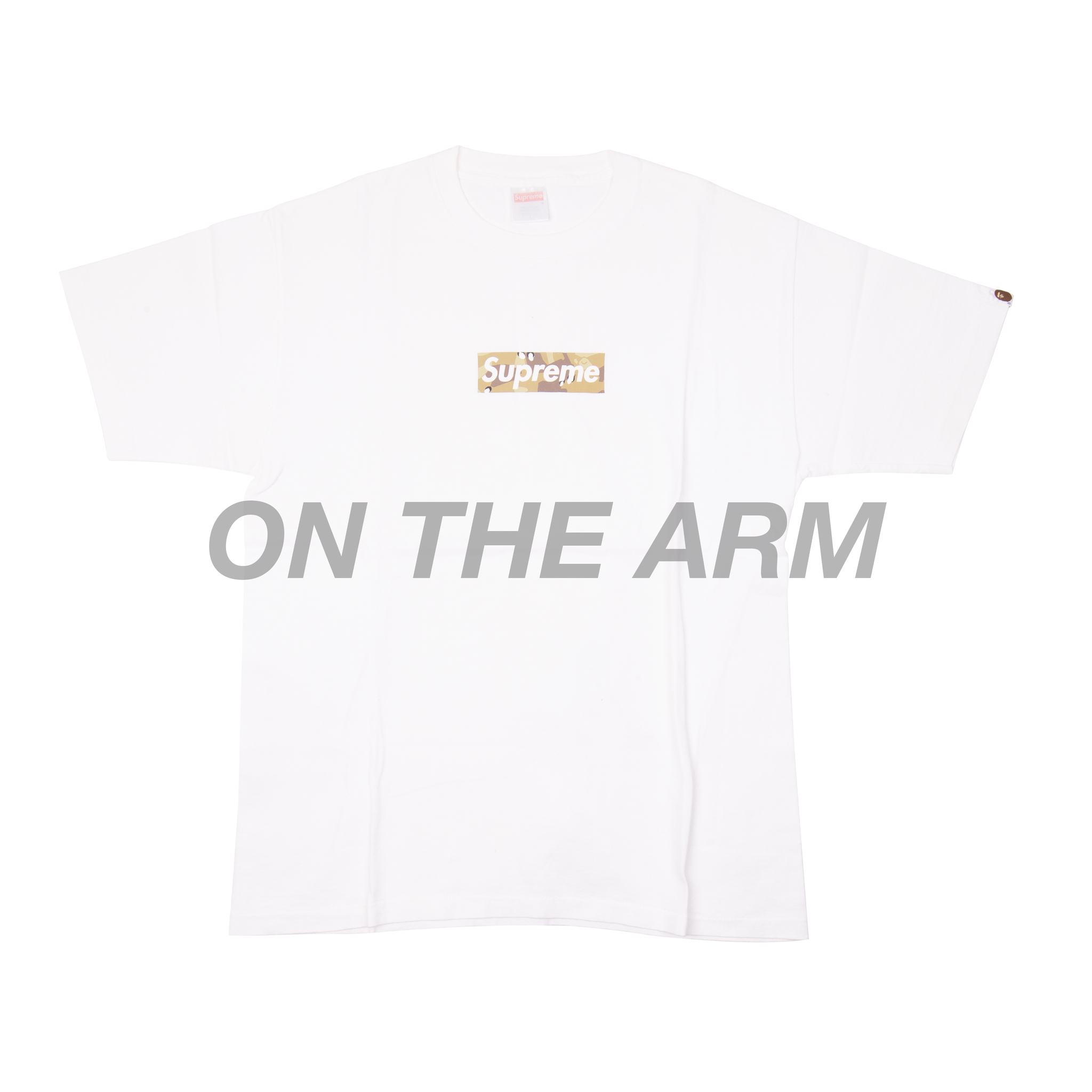 Supreme bape shop box logo tee