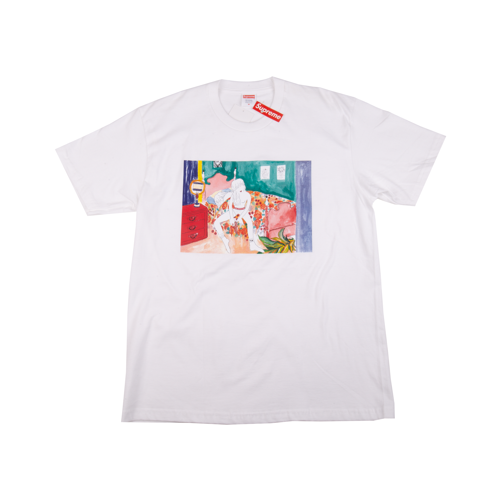 Supreme White Bedroom Tee