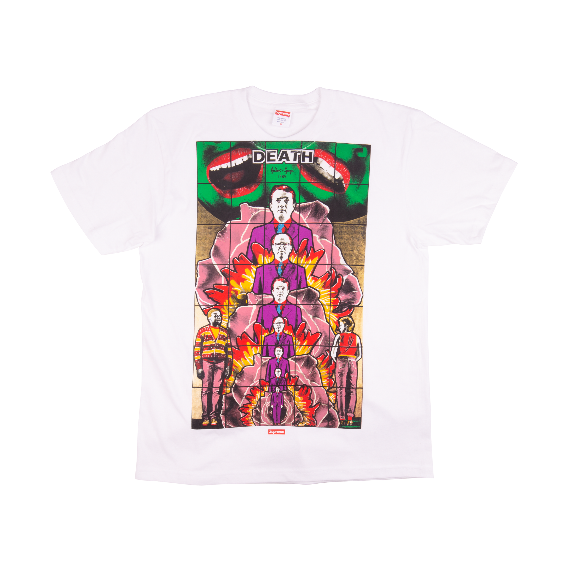 Supreme White Gilbert & George Life Tee