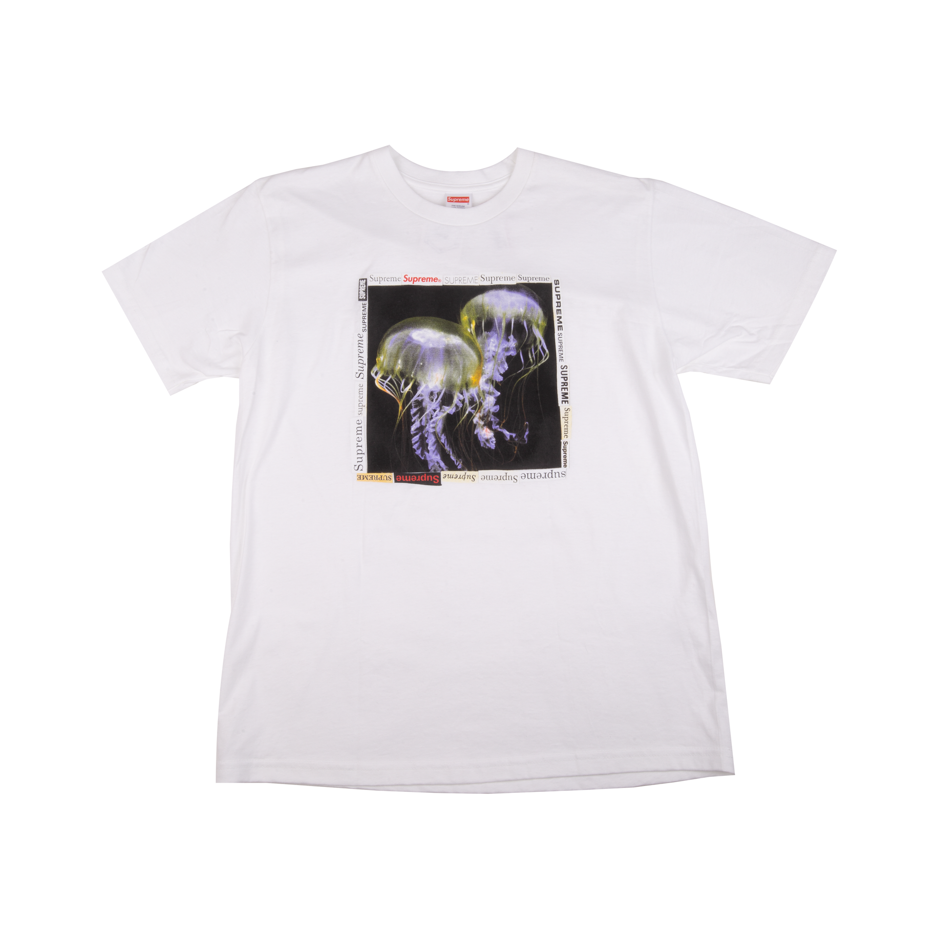 Supreme White Jellyfish Tee