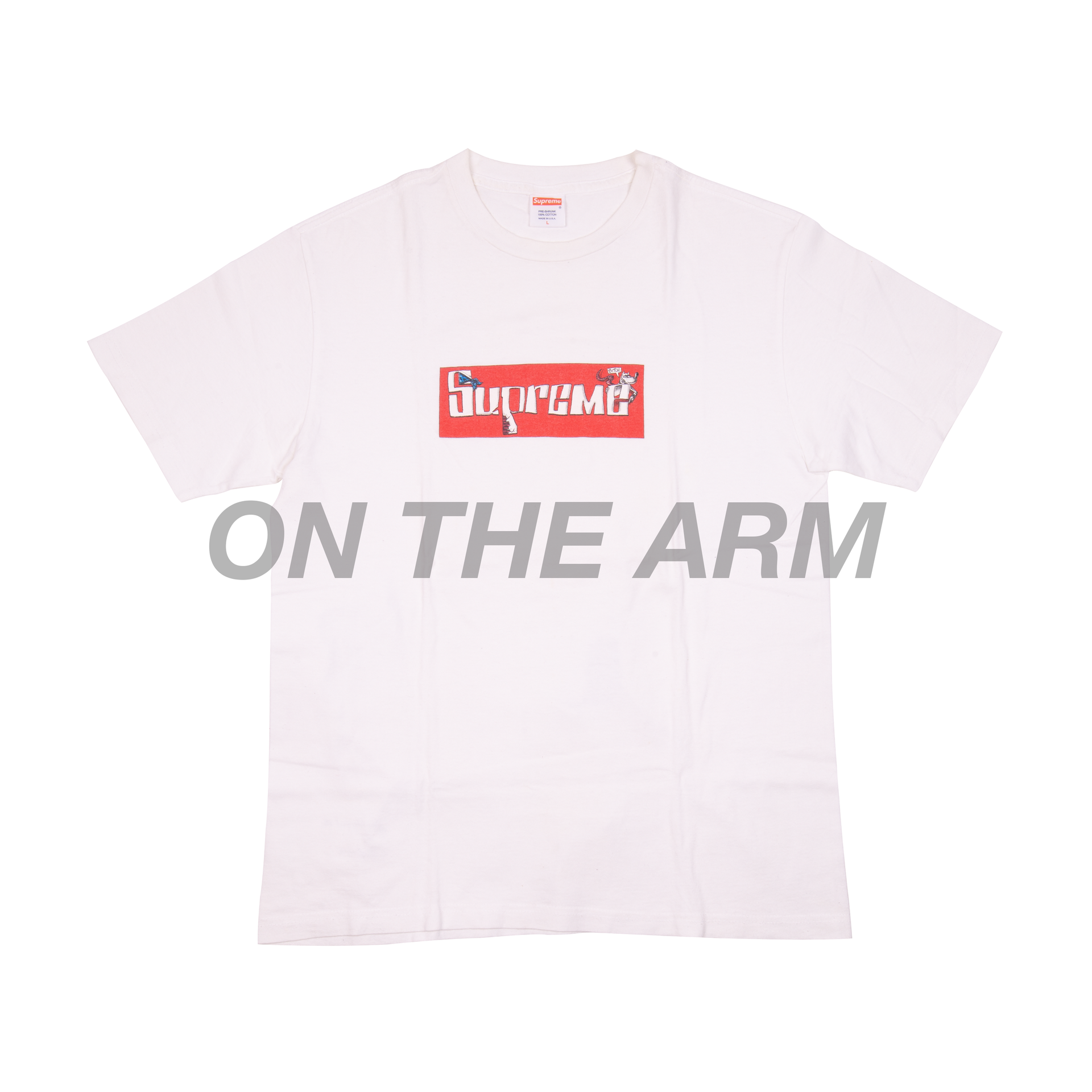 Supreme White Joe Cool Tee