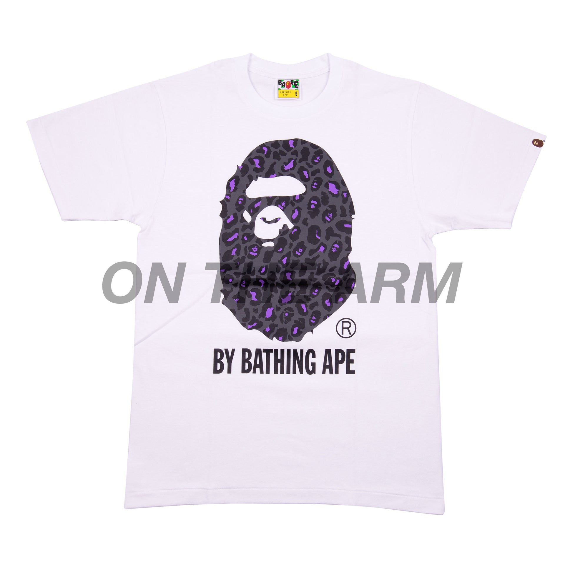 Bape White/Black Leopard Camo By Bathing Ape Tee