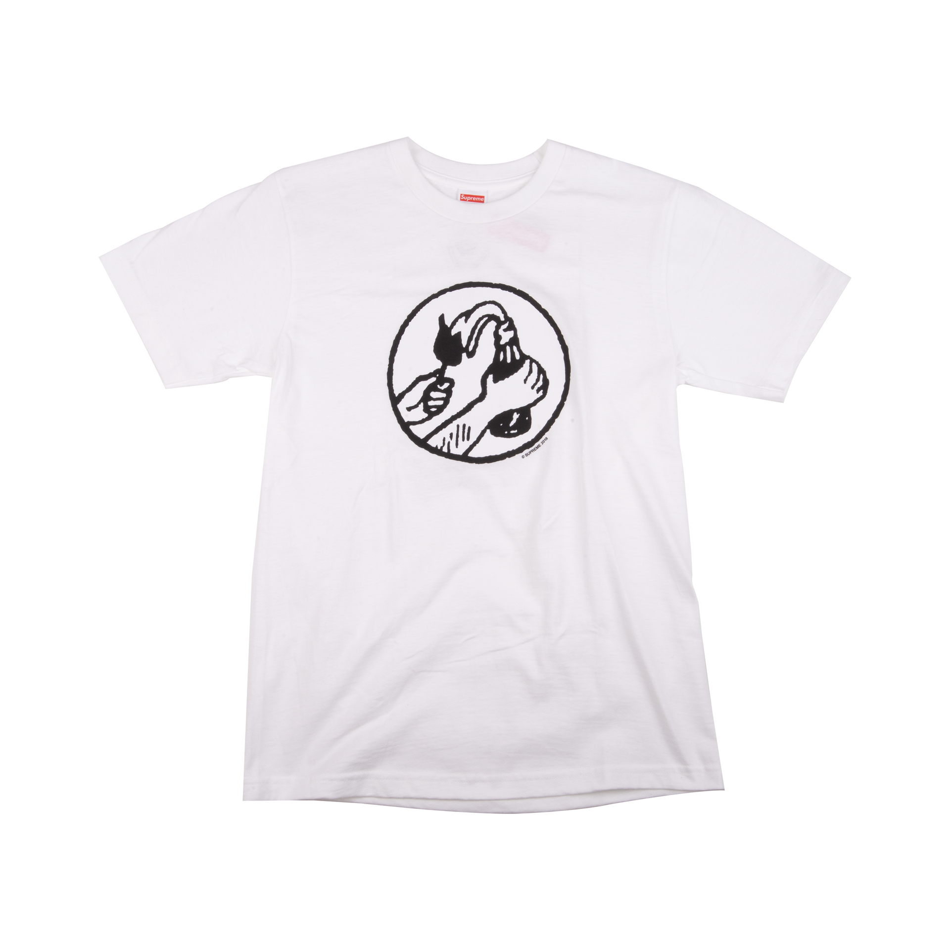 Supreme White Molotov Tee