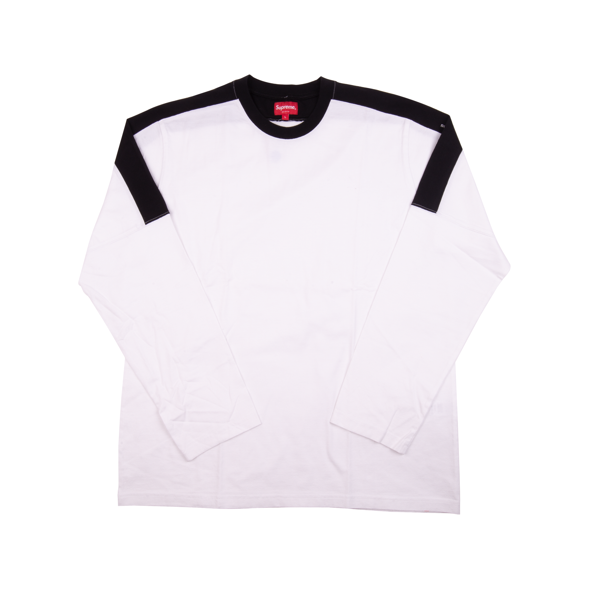 Supreme White Paneled L/S