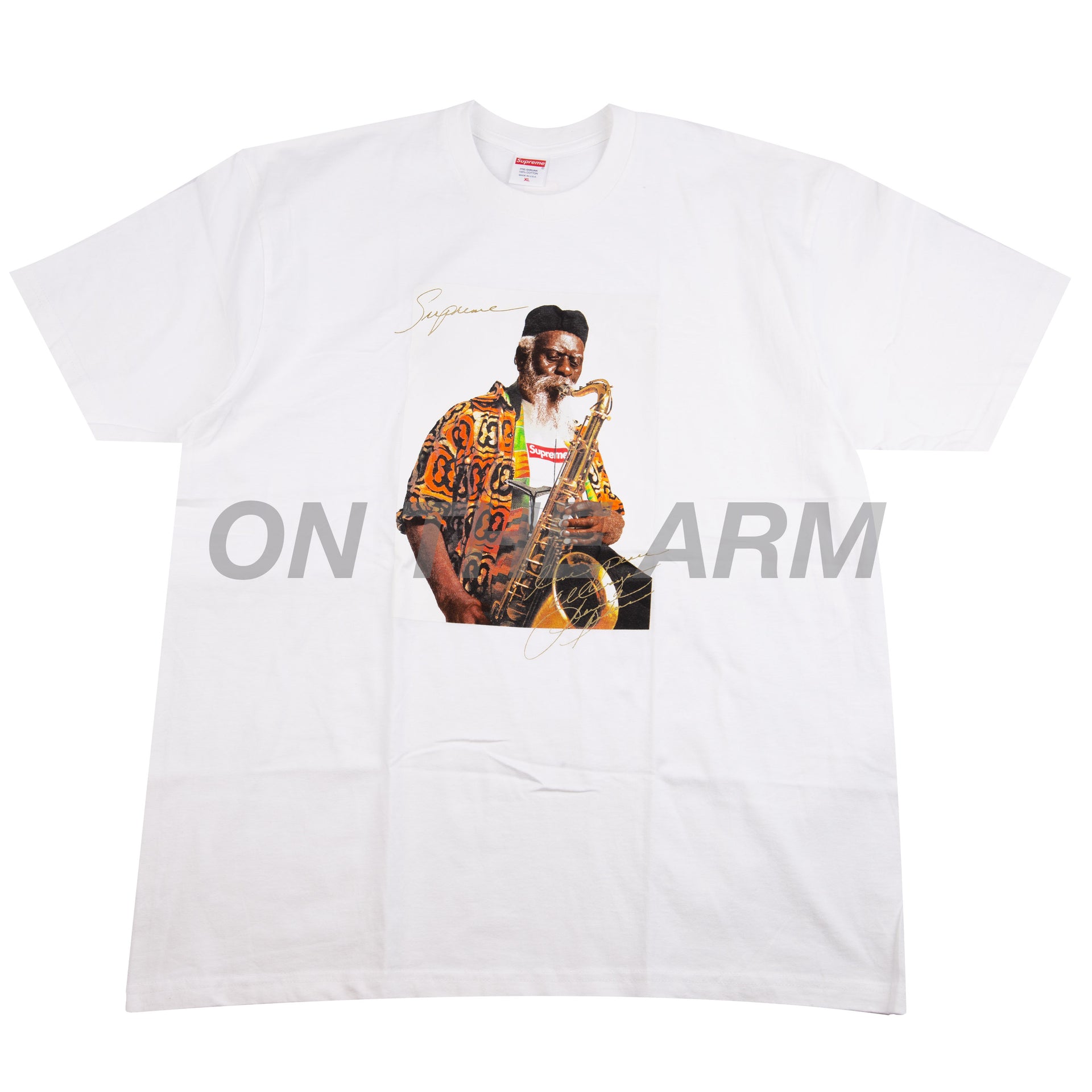 Supreme White Pharoah Sanders Tee
