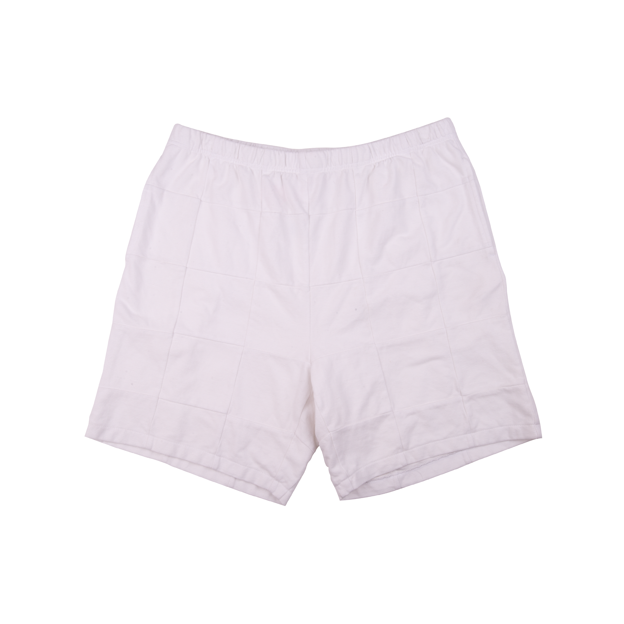 Supreme White Patchwork Pique Shorts