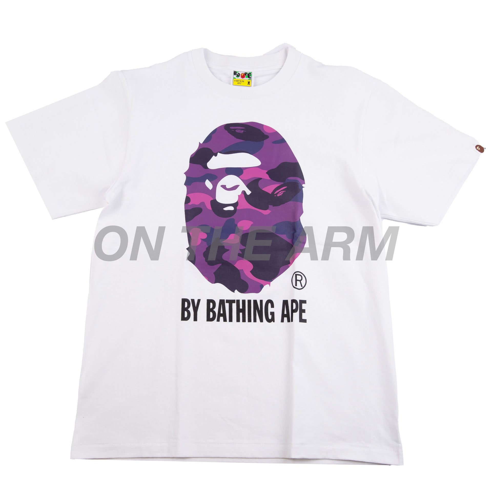 Bape White/Purple Color Camo By Bathing Ape Tee