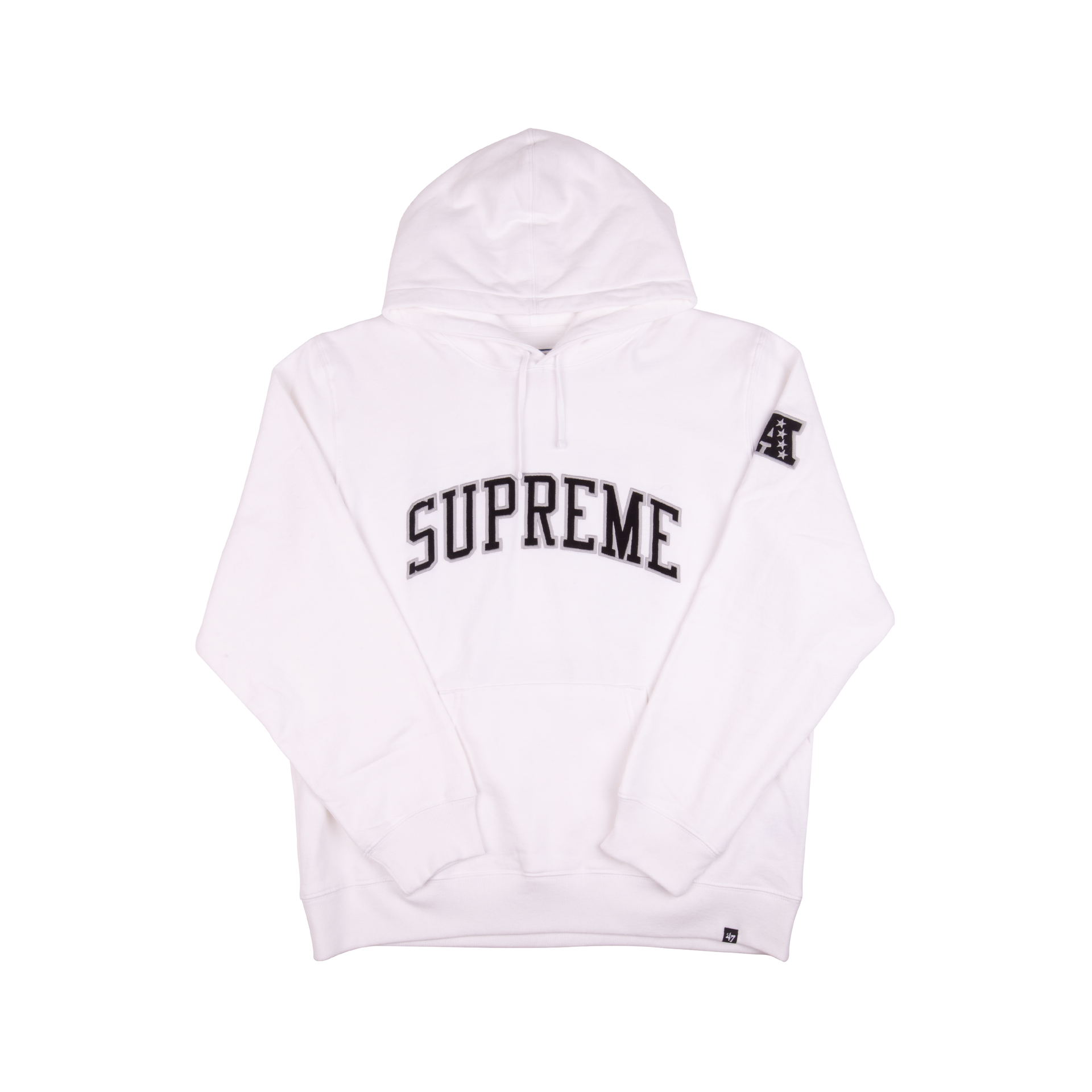 Supreme White Raiders Hoodie