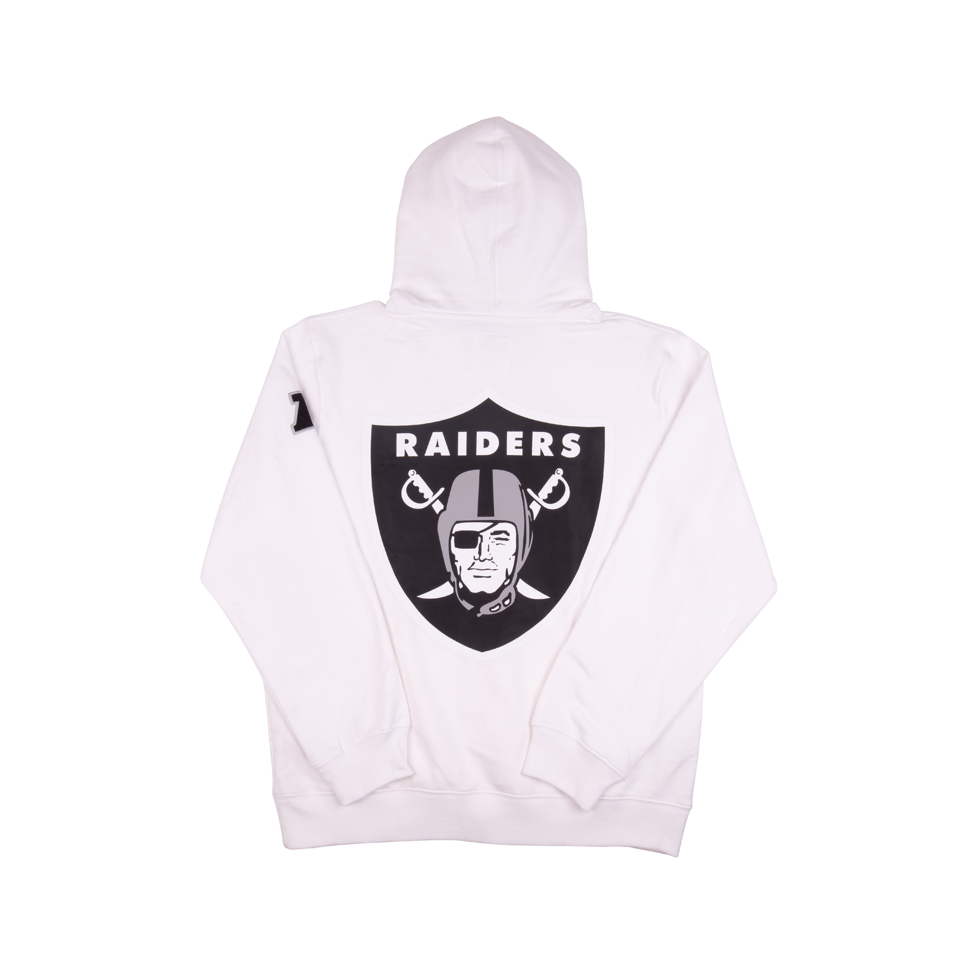 Supreme White Raiders Hoodie