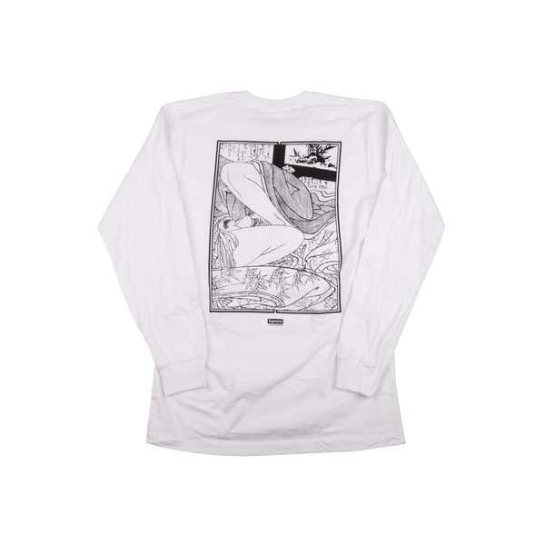 Supreme White Sasquatchfabrix L/S