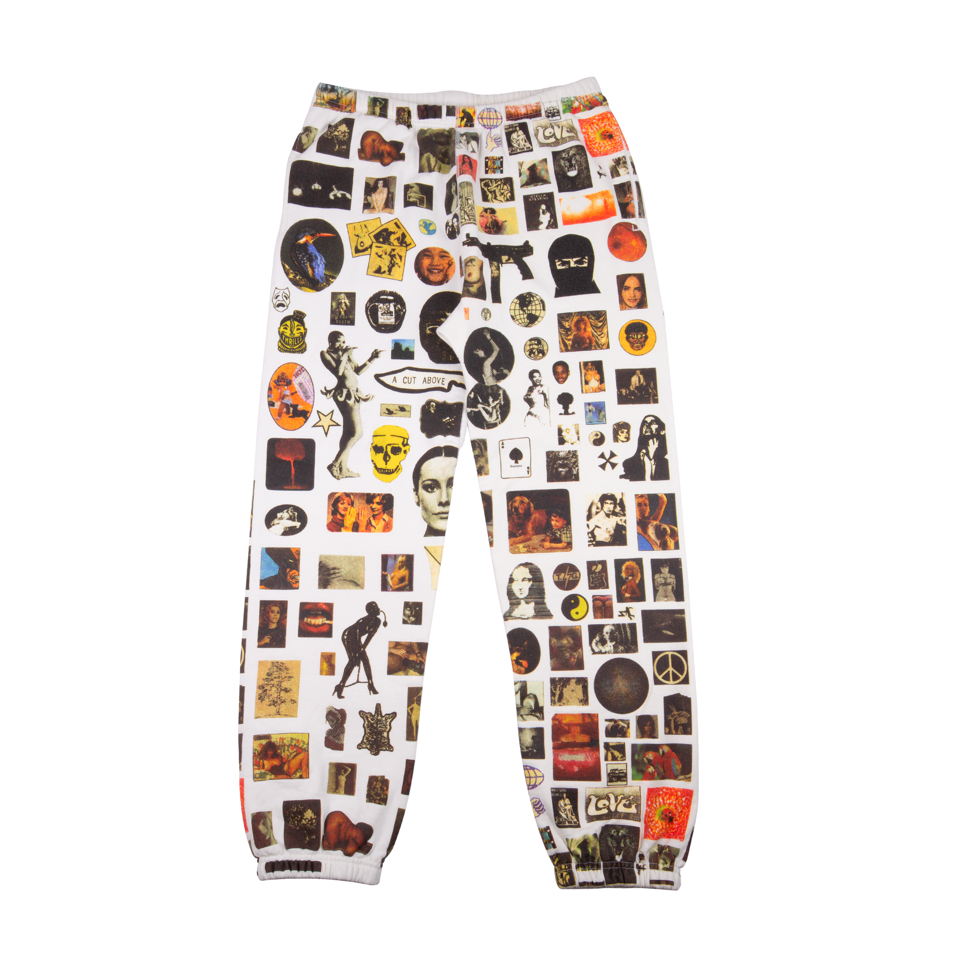 Supreme White Thrills Sweatpant
