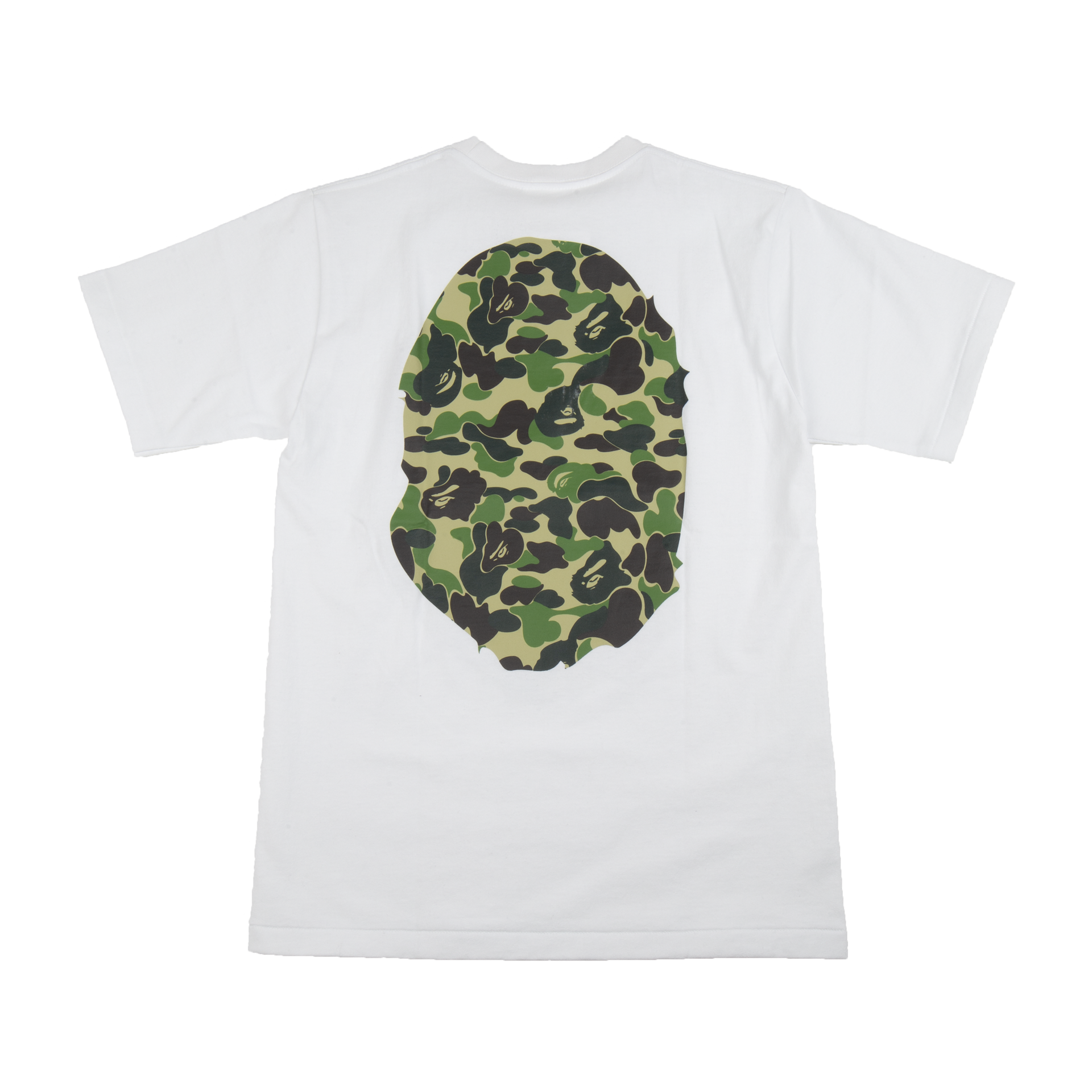 Bape White 1st Camo Big Ape Head Tee