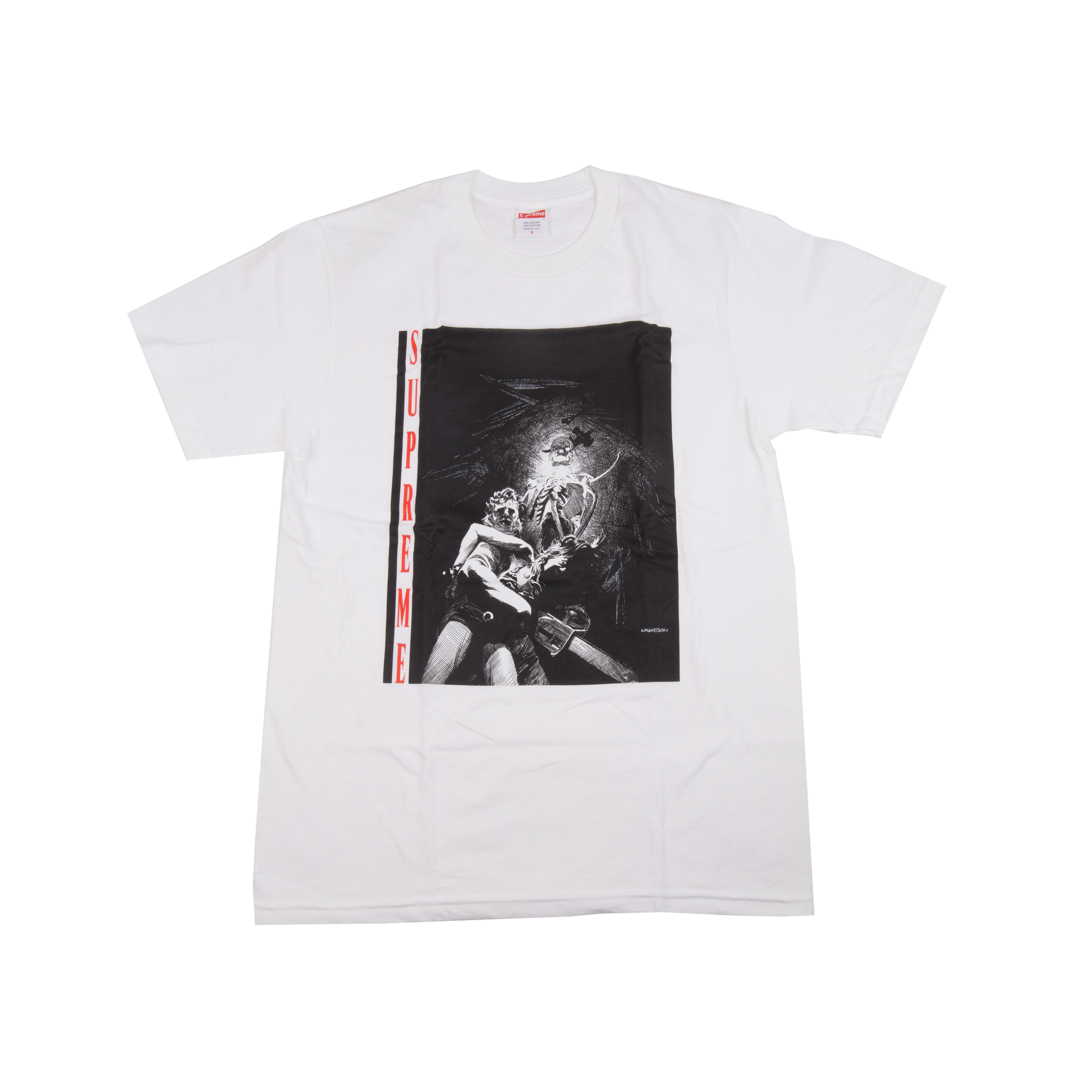 Supreme White Horror Tee