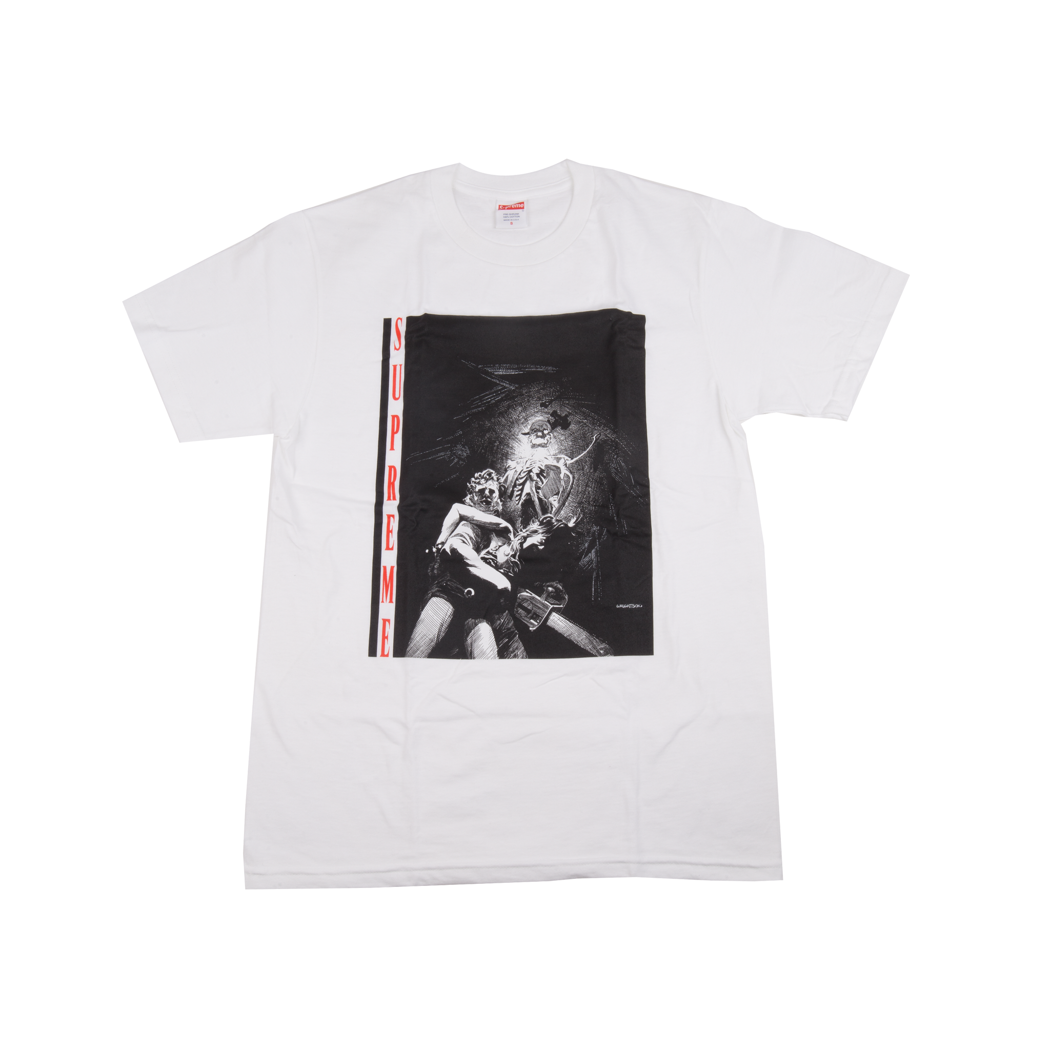 Supreme White Horror Tee