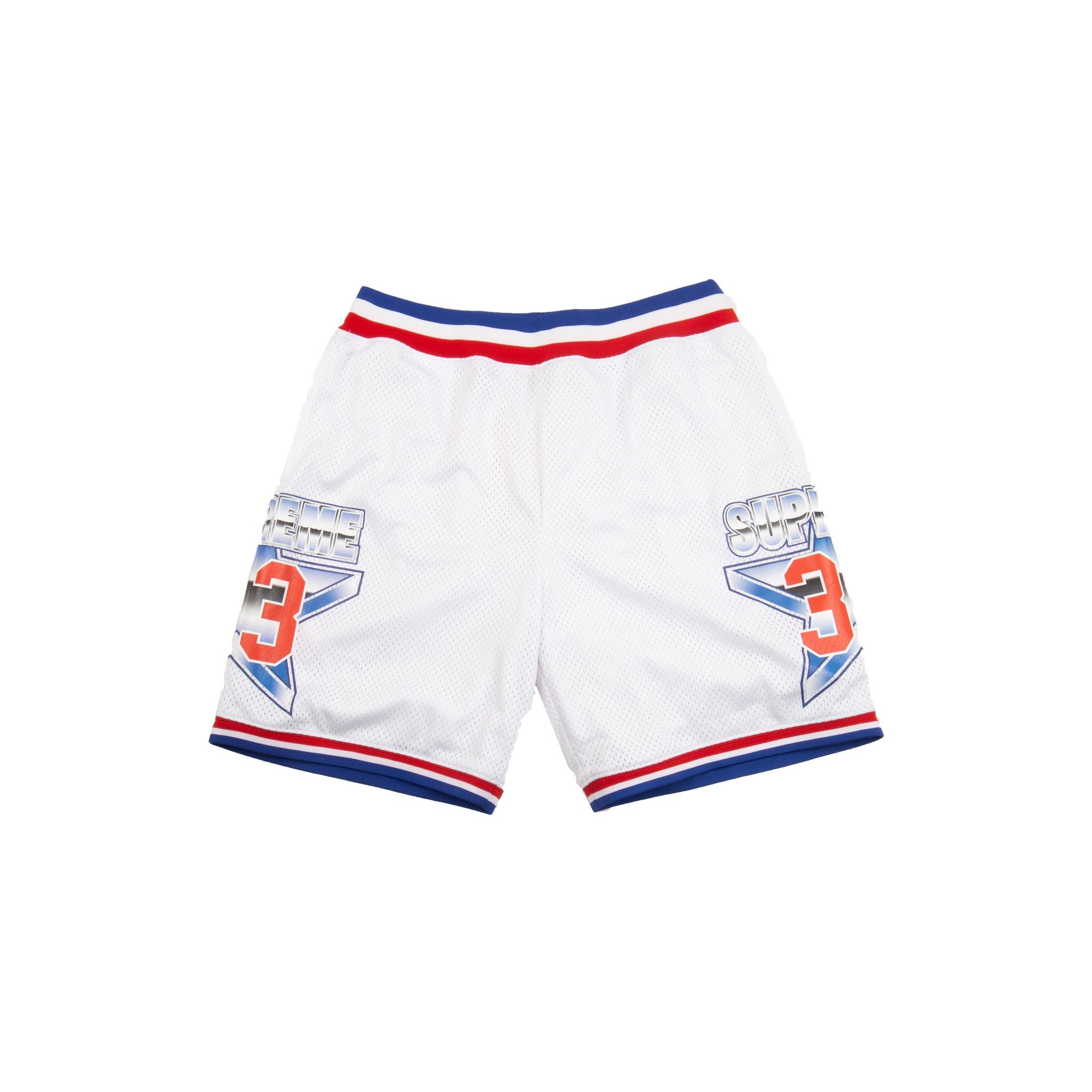 Supreme White All Star Basketball Shorts