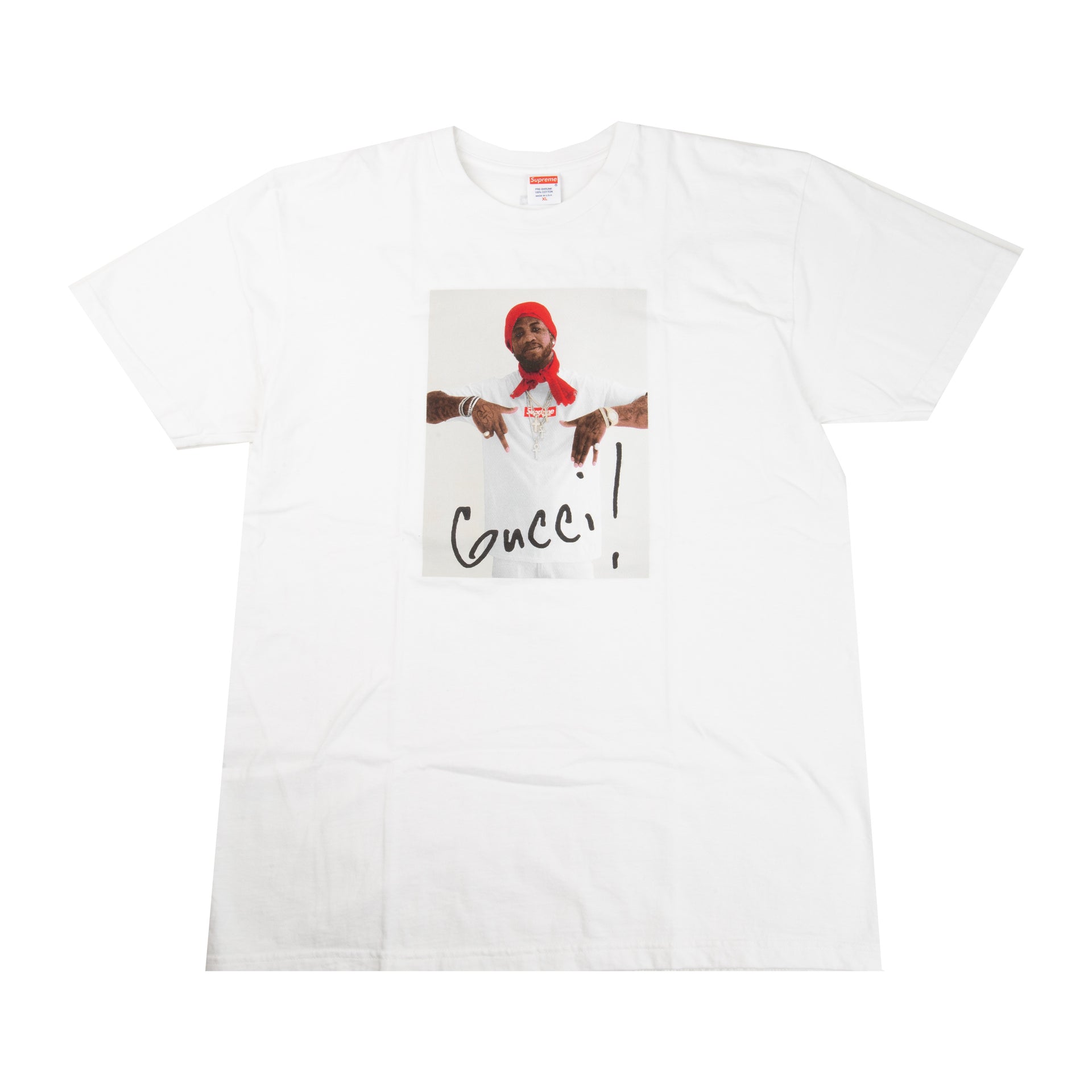 Supreme White Gucci Mane Tee