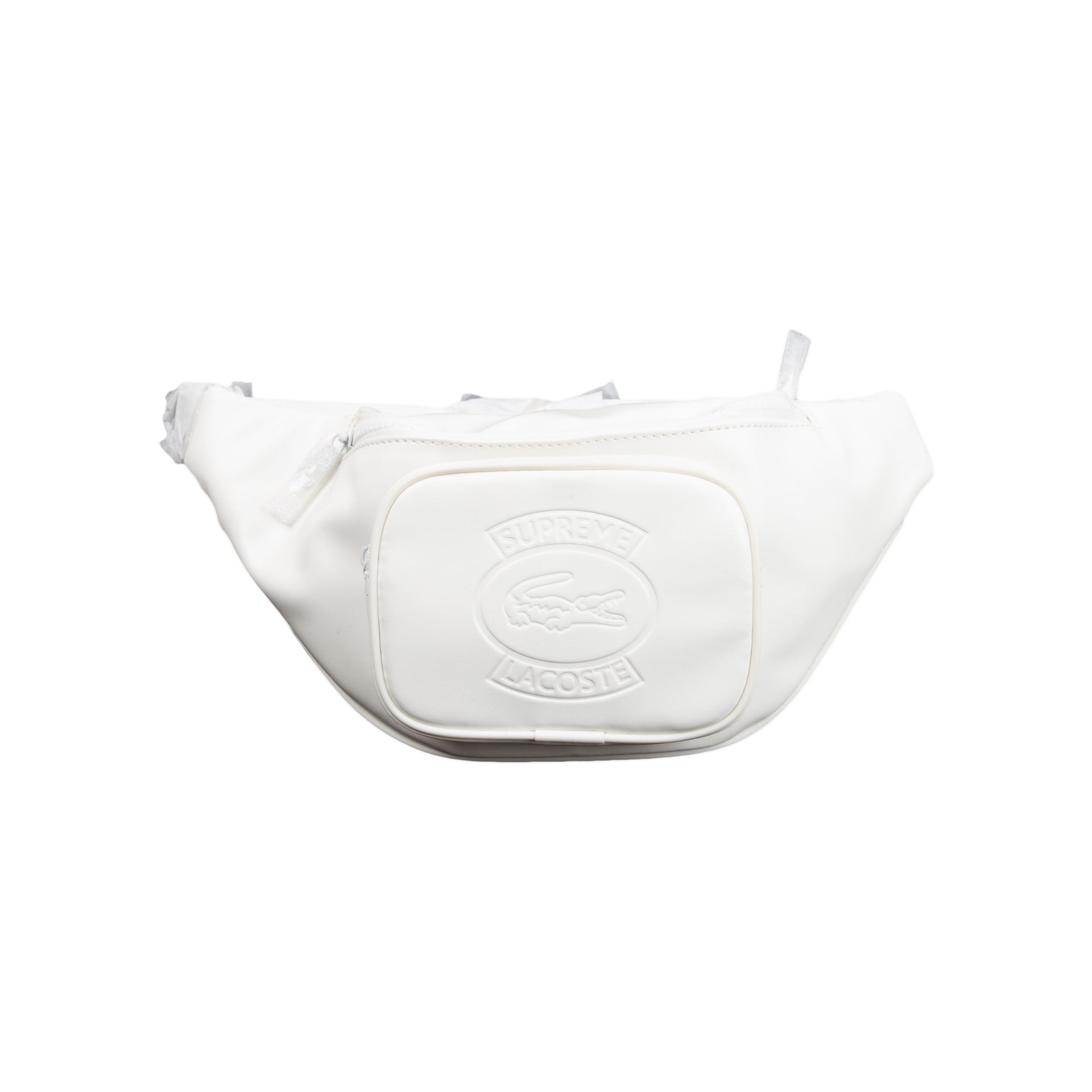 Supreme White Lacoste Waist Bag