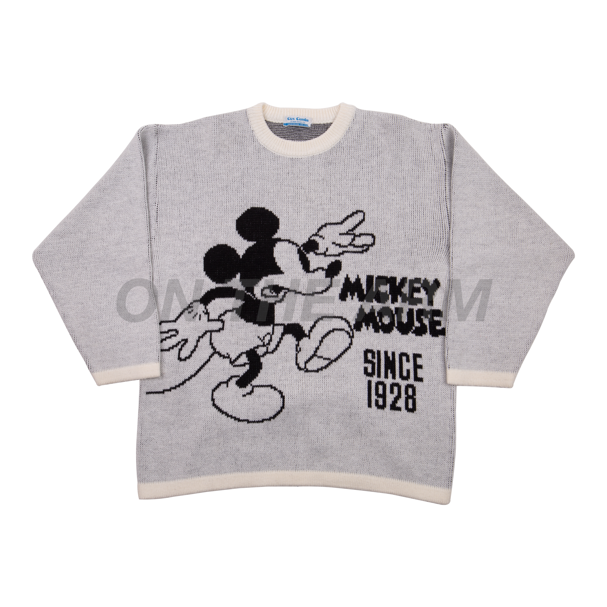 Vintage White Mickey Mouse Knit