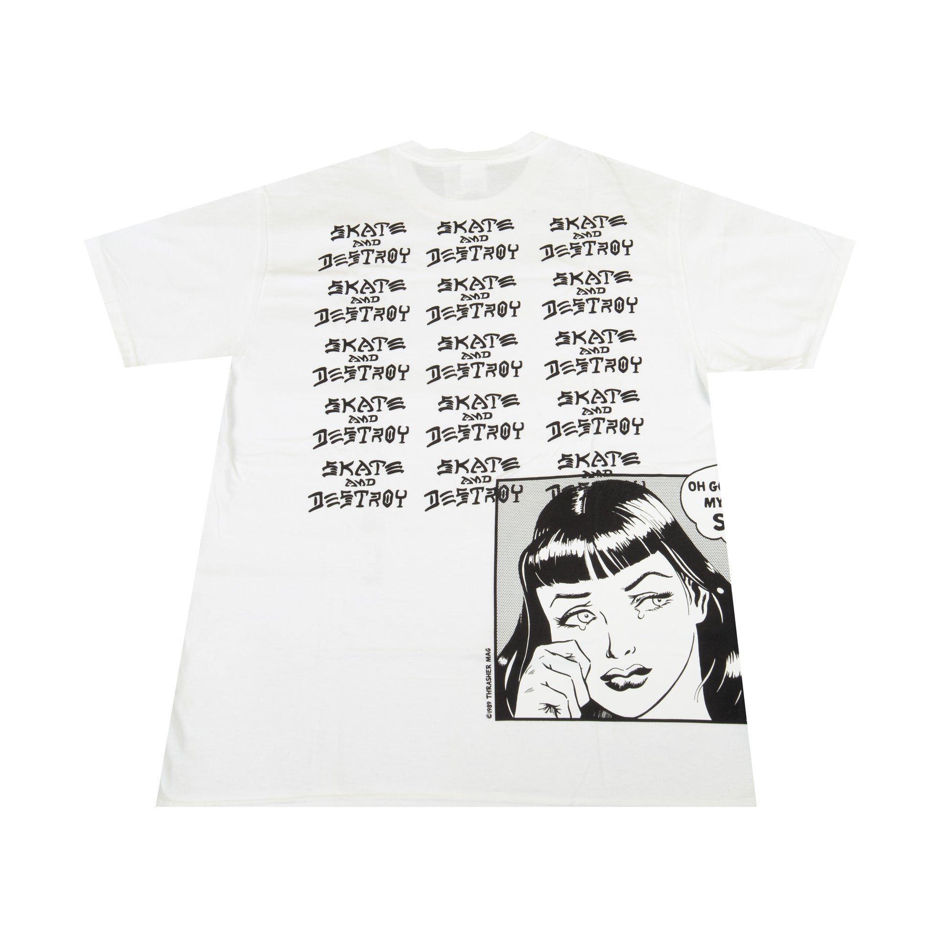 Supreme White Thrasher Tee