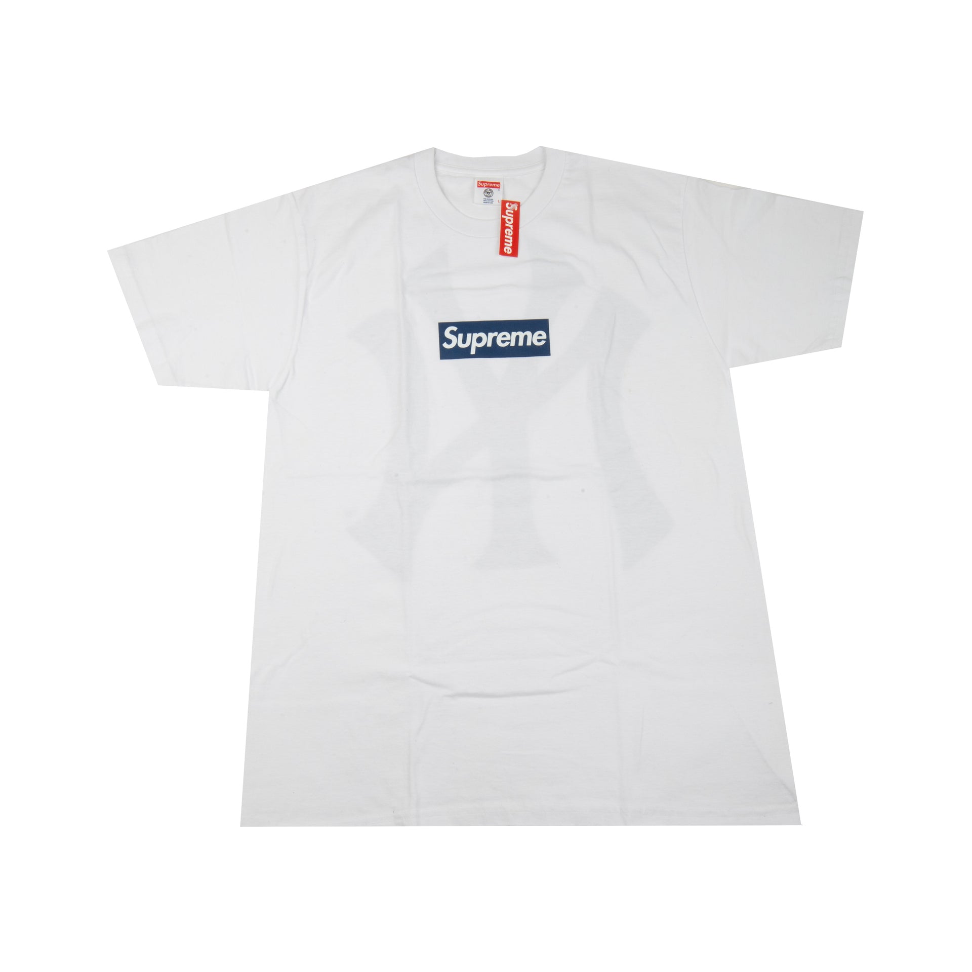 Supreme White Yankees Box Logo Tee