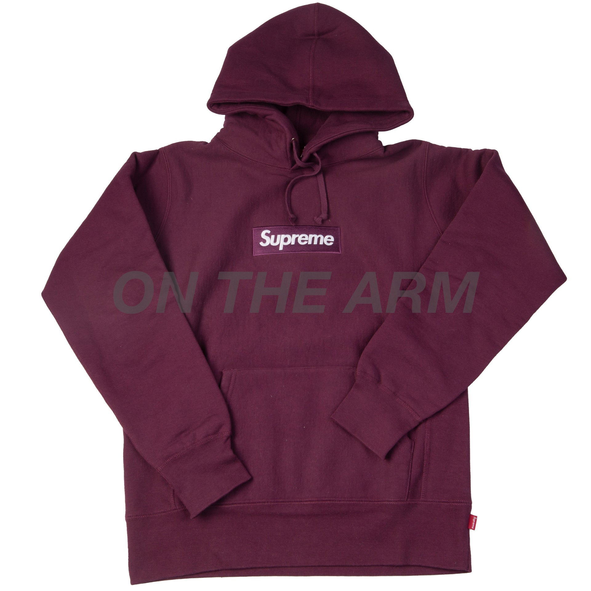 Supreme Wine Box Logo Hoodie