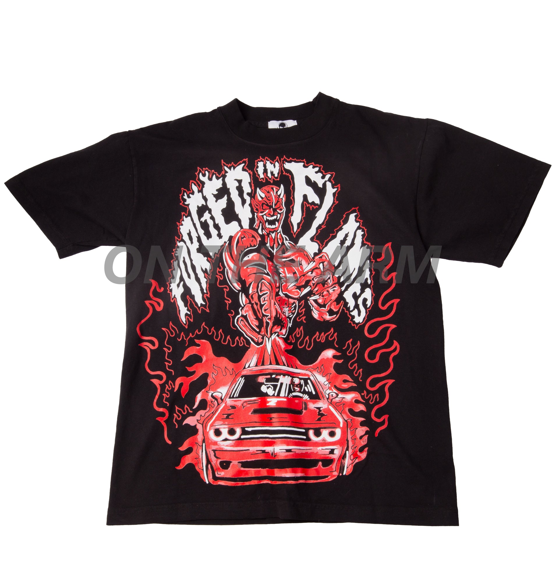 Warren Lotas Black Forged In Flames Tee
