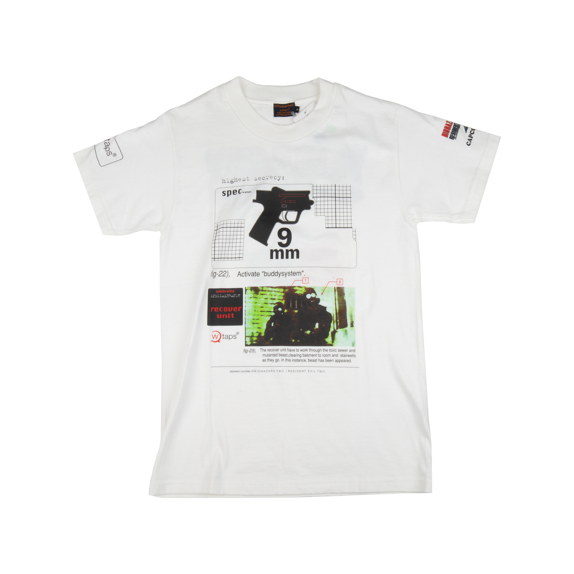 WTAPS White Capcom Tee