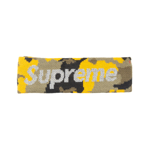 Supreme Yellow Camo New Era 3M Headband
