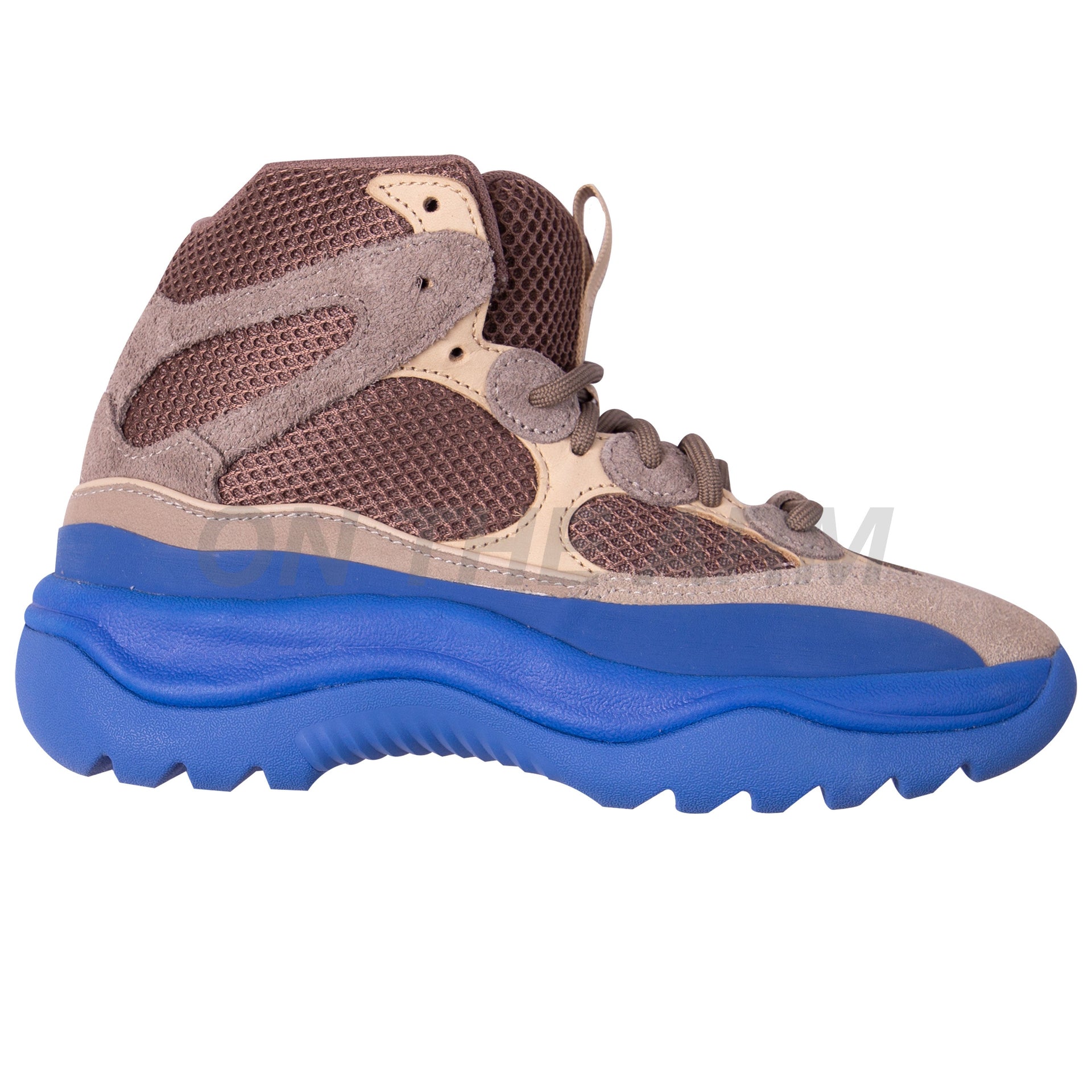 Adidas Taupe Blue Yeezy Desert Boot USED