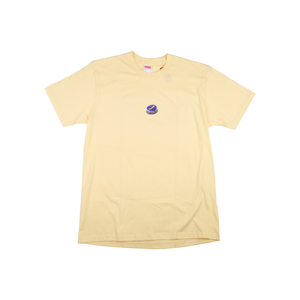 Supreme Pale Yellow Bottle Cap Tee