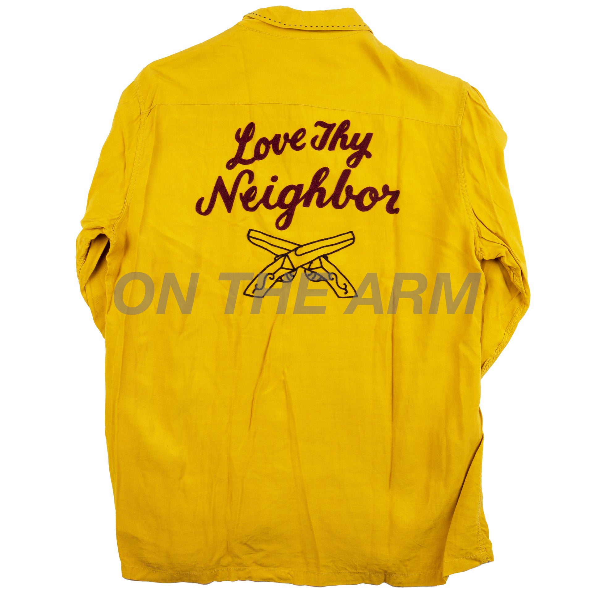 Vintage Yellow Love Thy Neighbor L/S Shirt