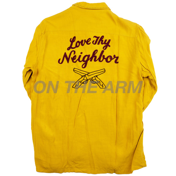 Vintage Yellow Love Thy Neighbor L/S Shirt