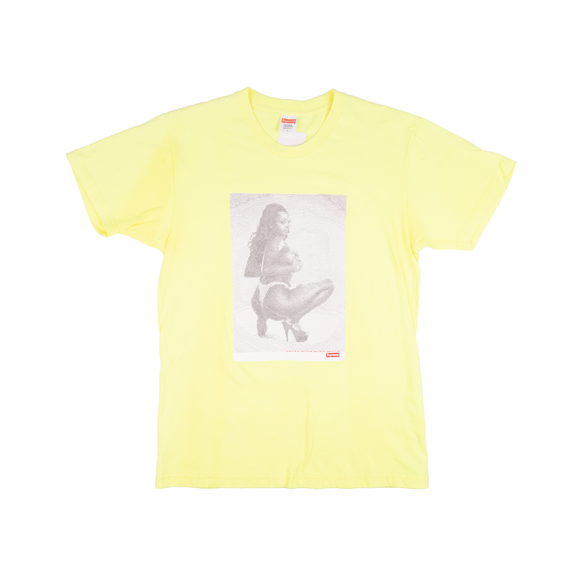 Supreme Yellow Digi Tee