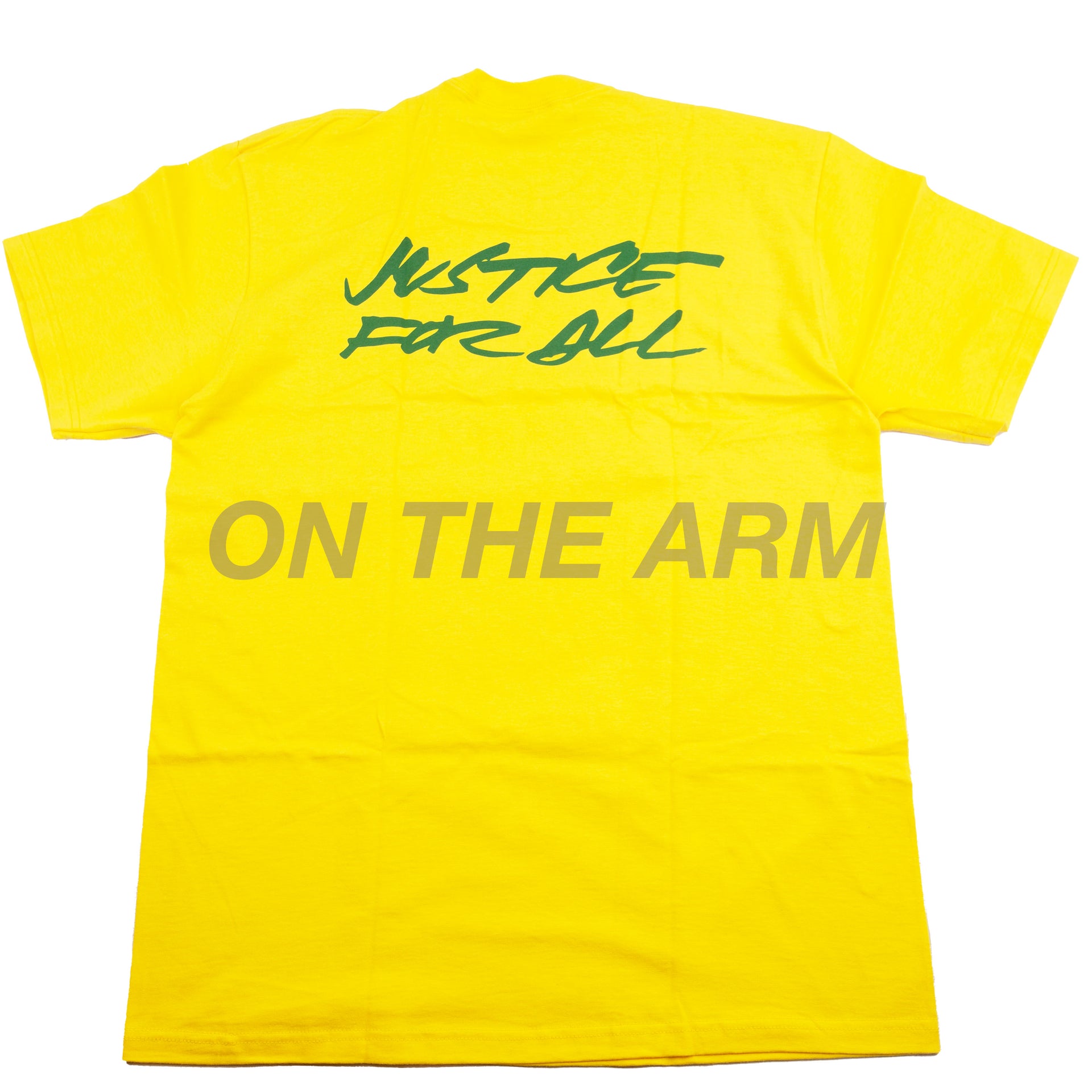 Supreme Yellow Futura Logo Tee