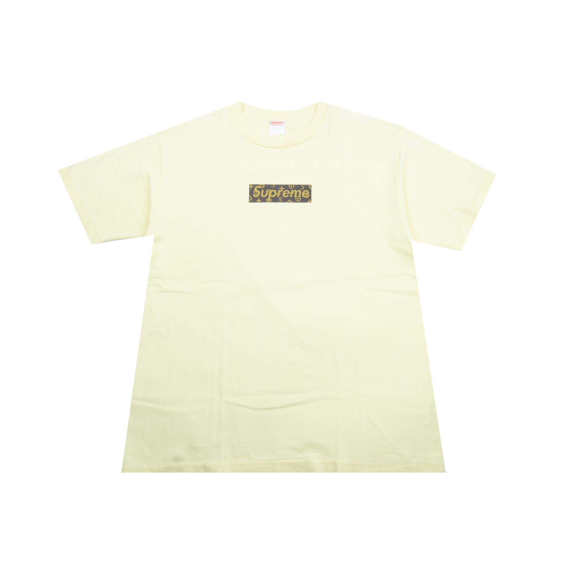 Supreme Yellow LV Box Logo Tee