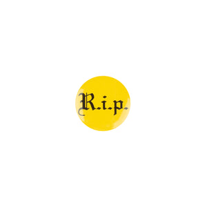 Supreme Yellow RIP Pin