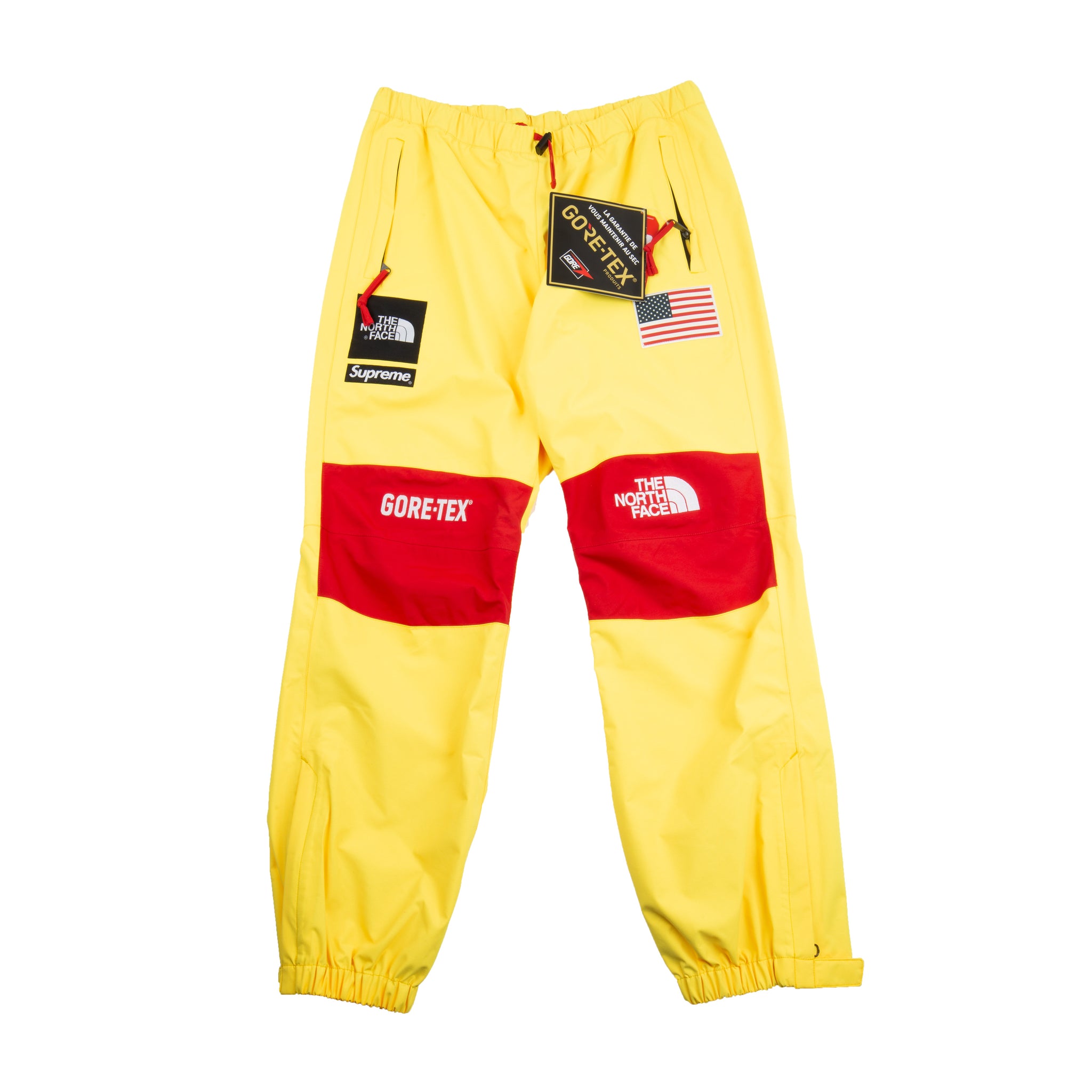Supreme Yellow TNF Goretex Pants