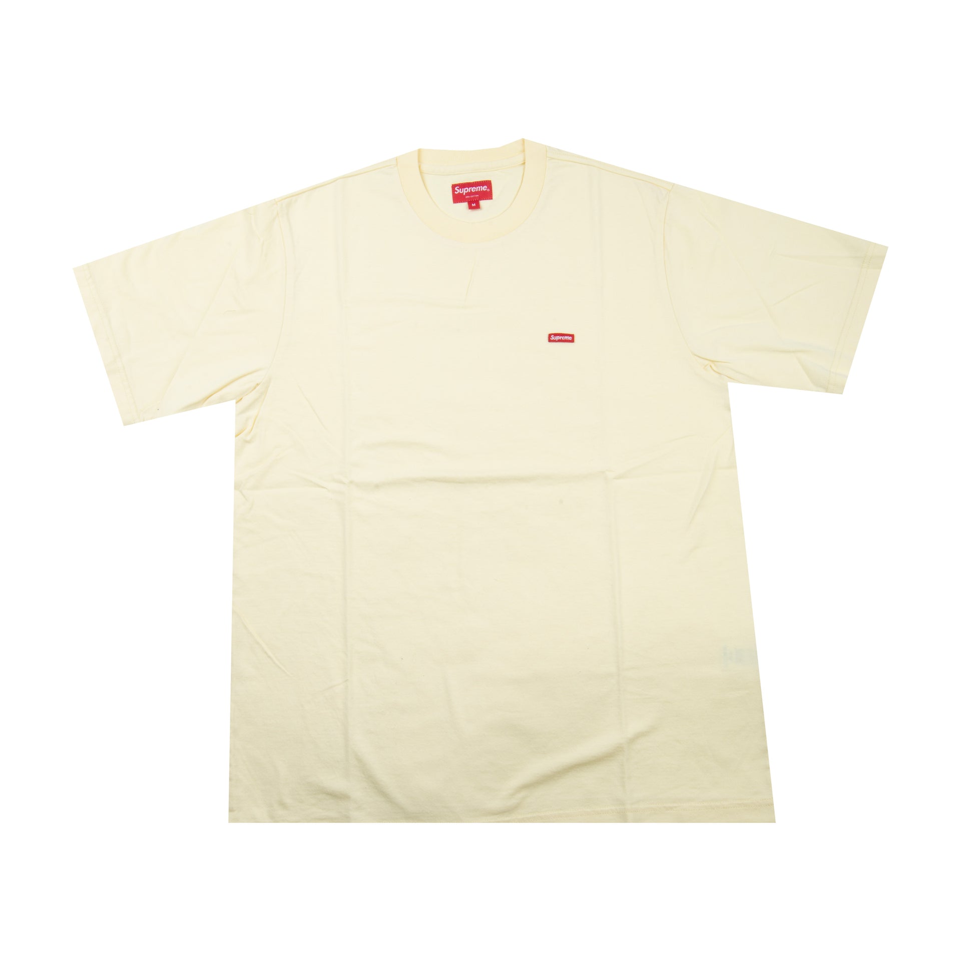 Supreme Yellow Small Box Logo Tee