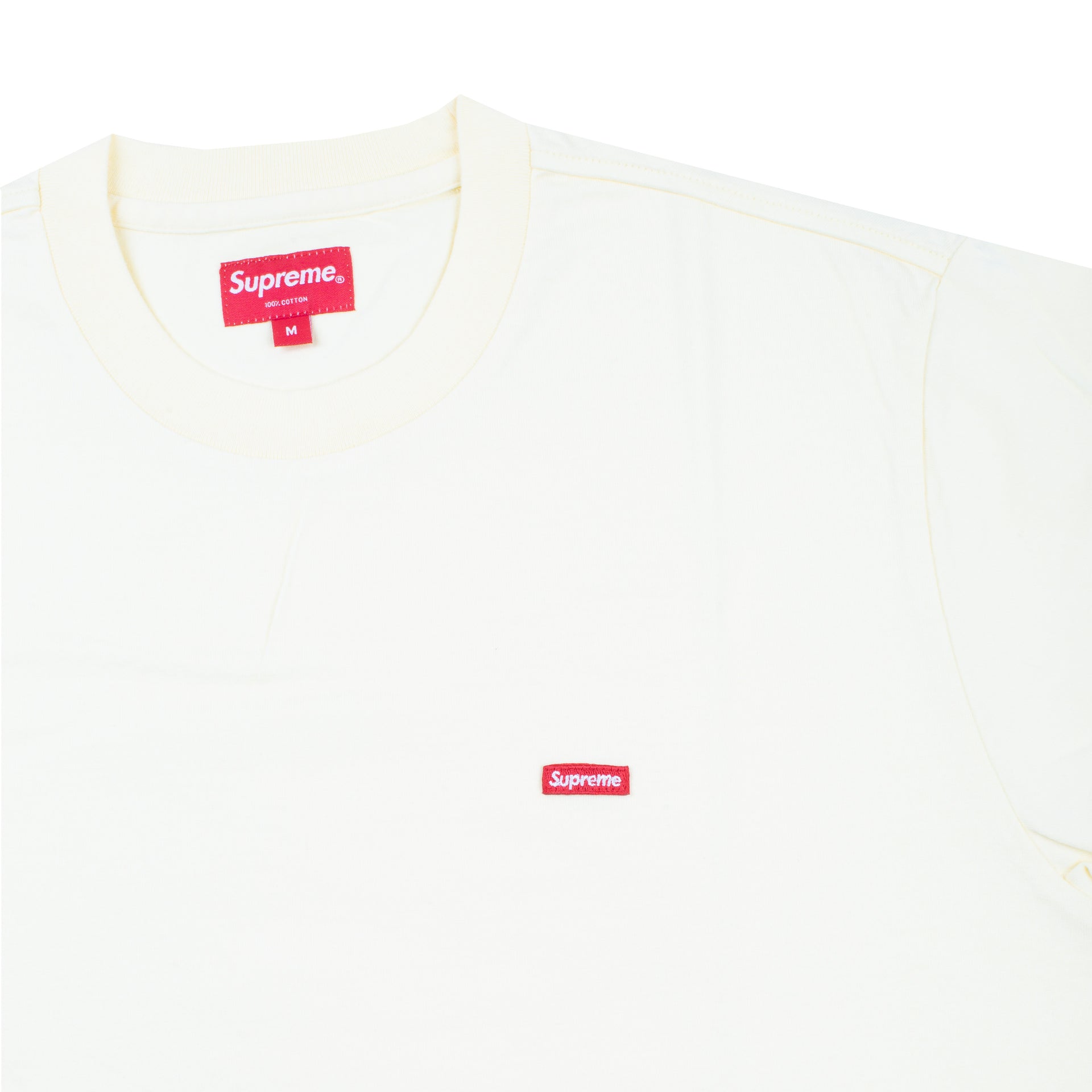 Supreme Yellow Small Box Logo Tee