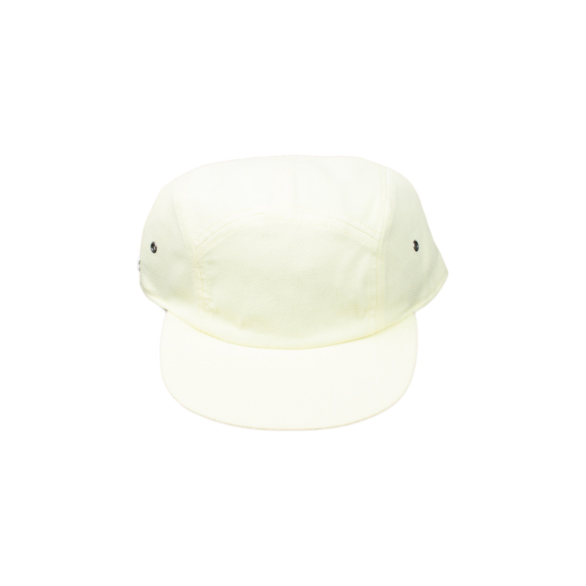 Supreme Yellow Lacoste Pique Camp Cap