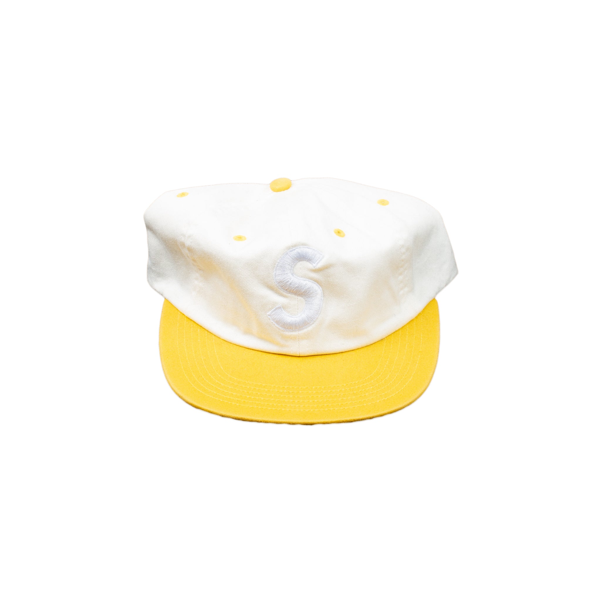 Supreme Yellow Two Tone S Hat